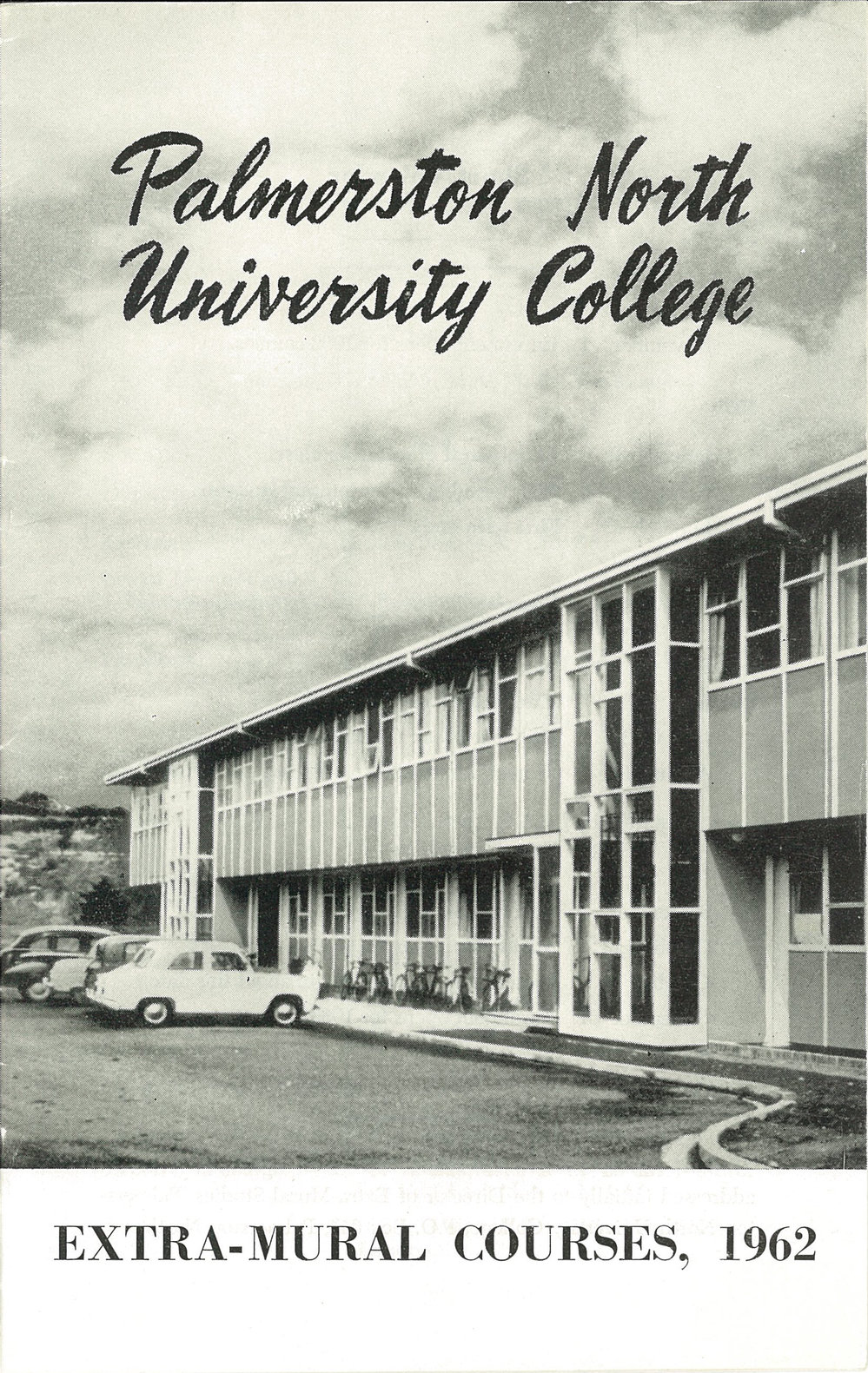 Palmerston North University College ExtraMural Courses, 1962 Massey