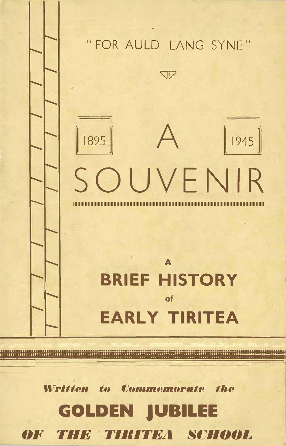 A souvenir 1895-1945: a brief history of early Tiritea