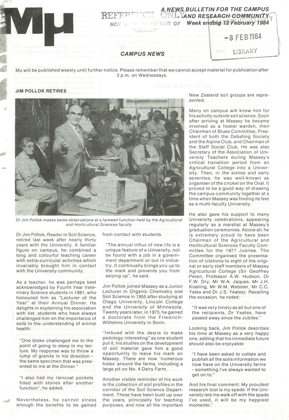 MU, 1, 12 February 1984