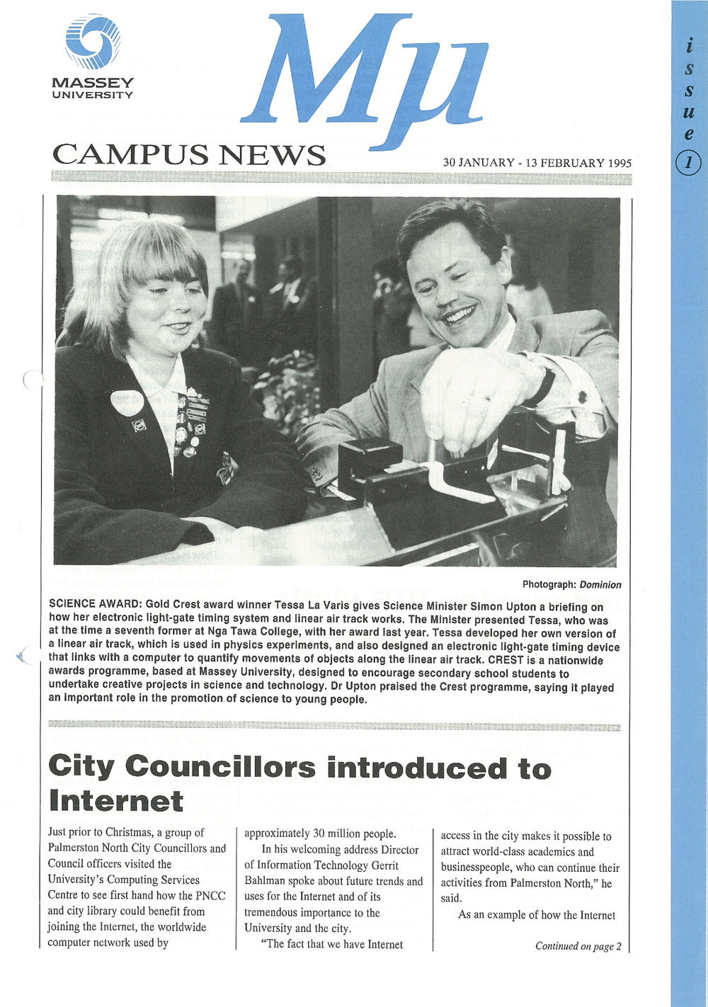 MU, 1, 30 January 1995