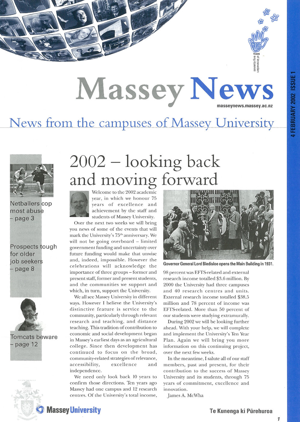 Massey News, 1, 4 February 2002