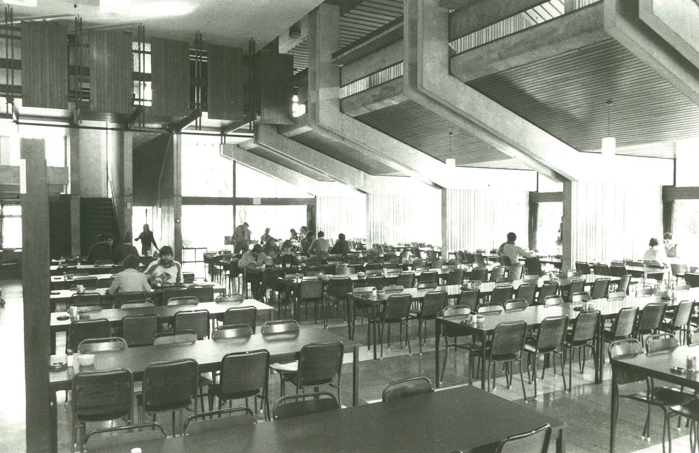 Student Centre. Dining room, 1970s