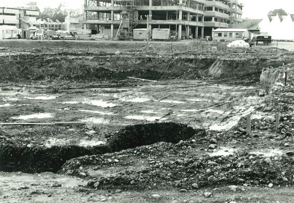 Veterinary Sciences Complex. Stage 2 (Tower) foundations, 1 August 1968