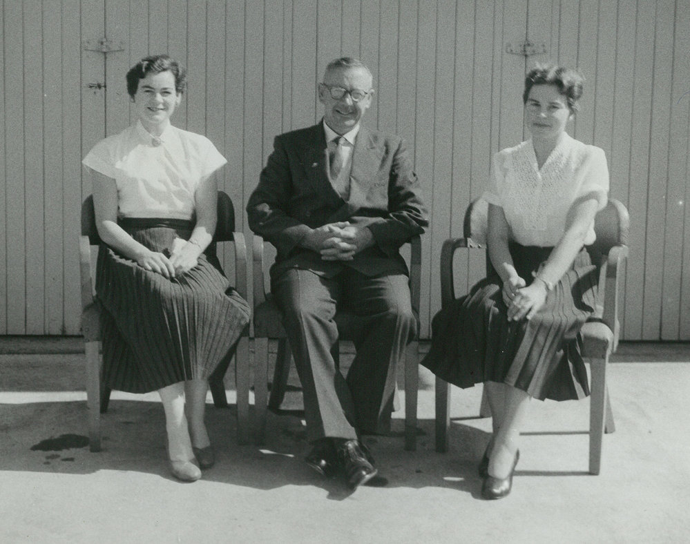 Ruahine Co-operative Dairy Company Limited. Te Rehunga office staff, 1961