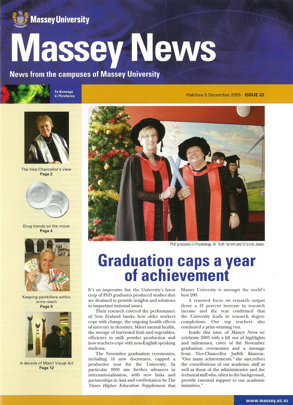 Massey News, 22, 5 December 2005