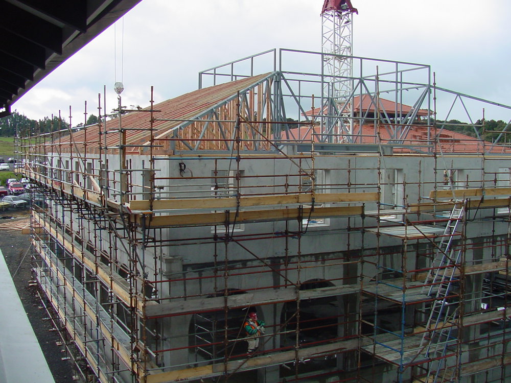 Library, Auckland campus. Construction, 2002