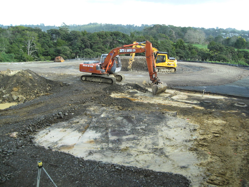 Library, Auckland campus. Library Extension, Construction, August 2008