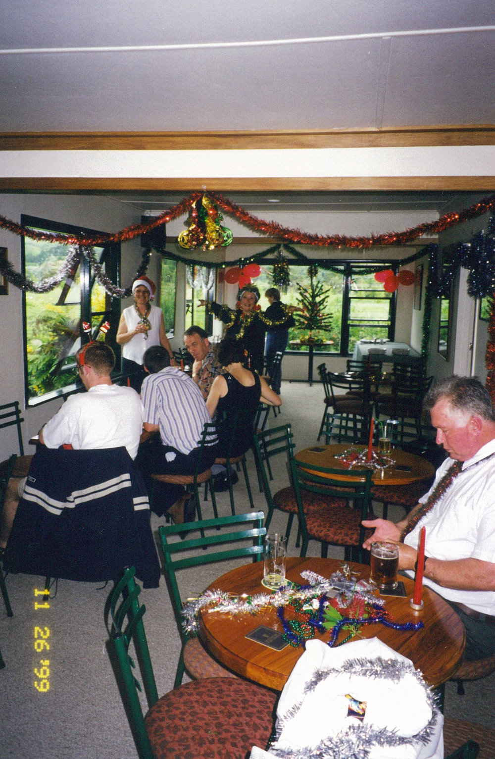 Turitea Library Christmas function, 1999