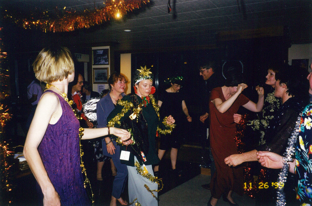 Turitea Library Christmas function, 1999