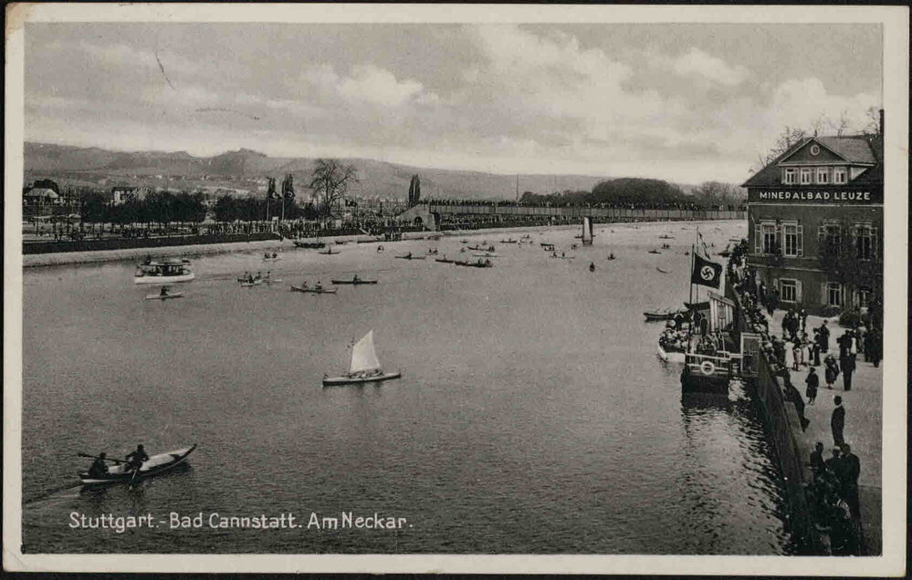 Stuttgart, Bad Cannstatt. Am Neckar