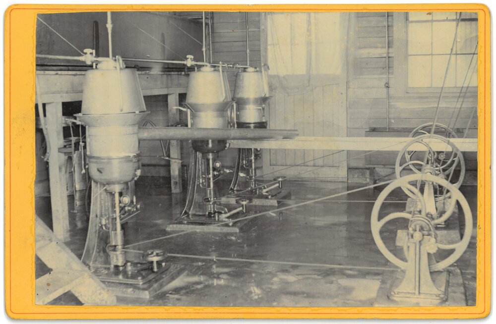 Ballance Co-operative Dairy Company Limited. Cream separators, circa 1900