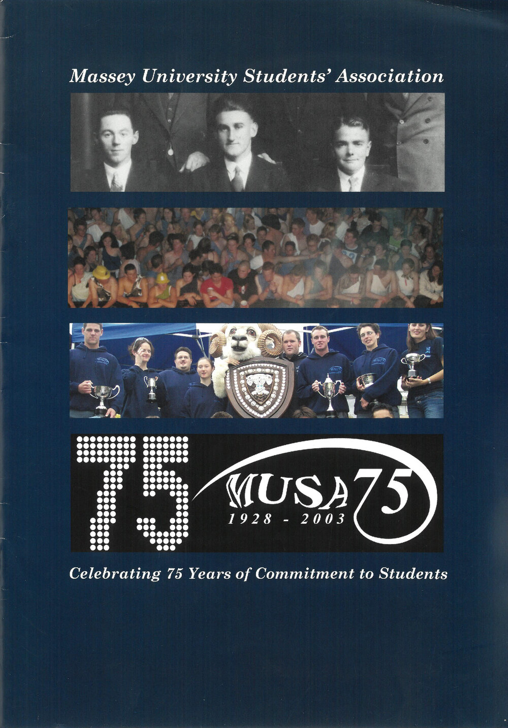 MUSA 75. Celebrating 75 Years of Commitment to Students, 1928-2003