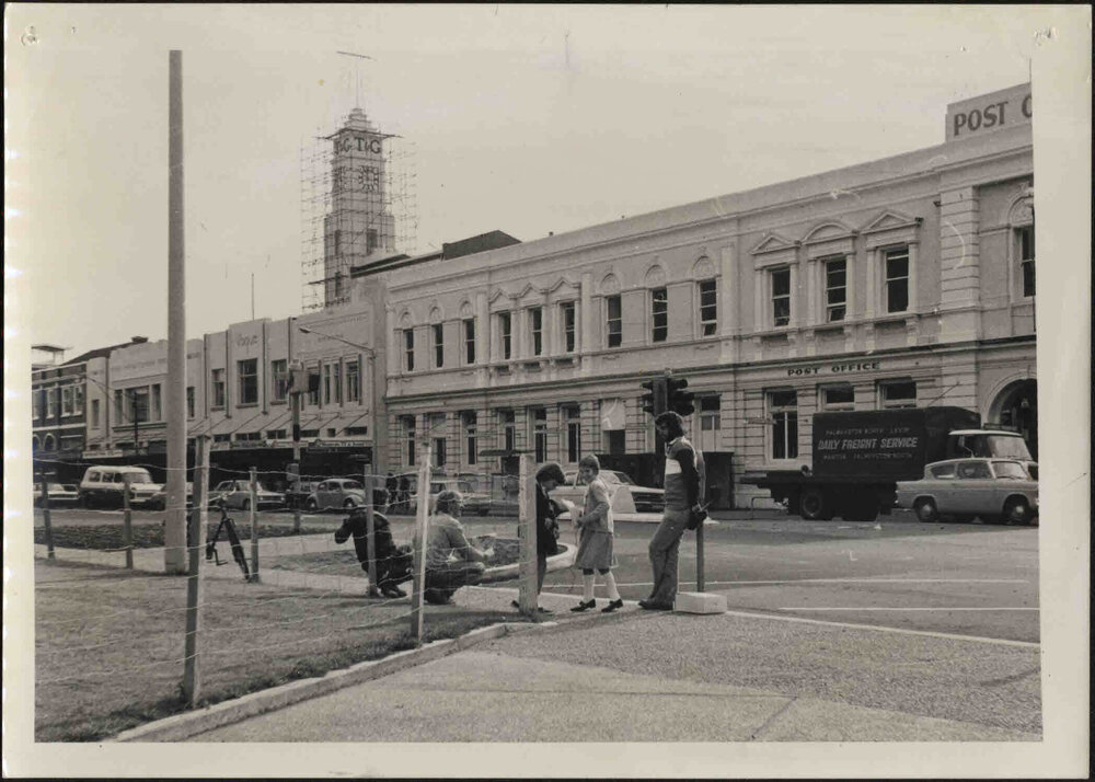 The Square, Palmerston North, photos 1970s-1980s 