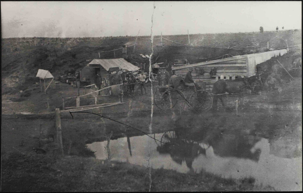 Beginnings of coaching house, the first Waiouru buildings