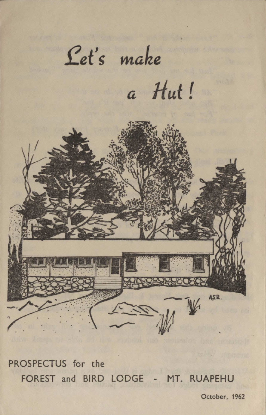 Forest and Bird ephemera