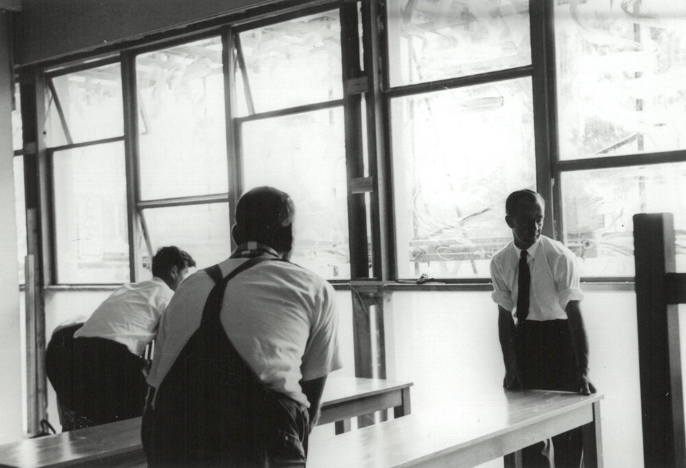 Palmerston North University College. Preparing for classes to start, circa March 1960