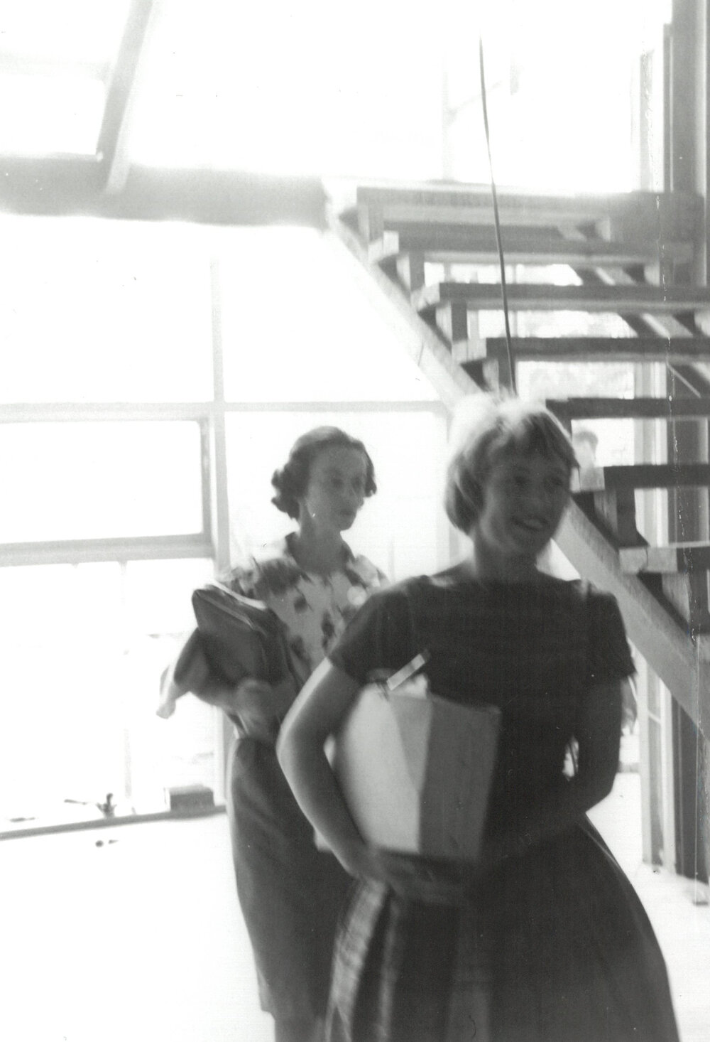 Palmerston North University College. Students arriving, circa March 1960