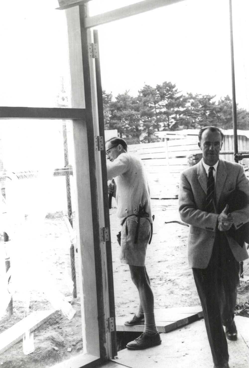 George Culliford arriving, circa March 1960