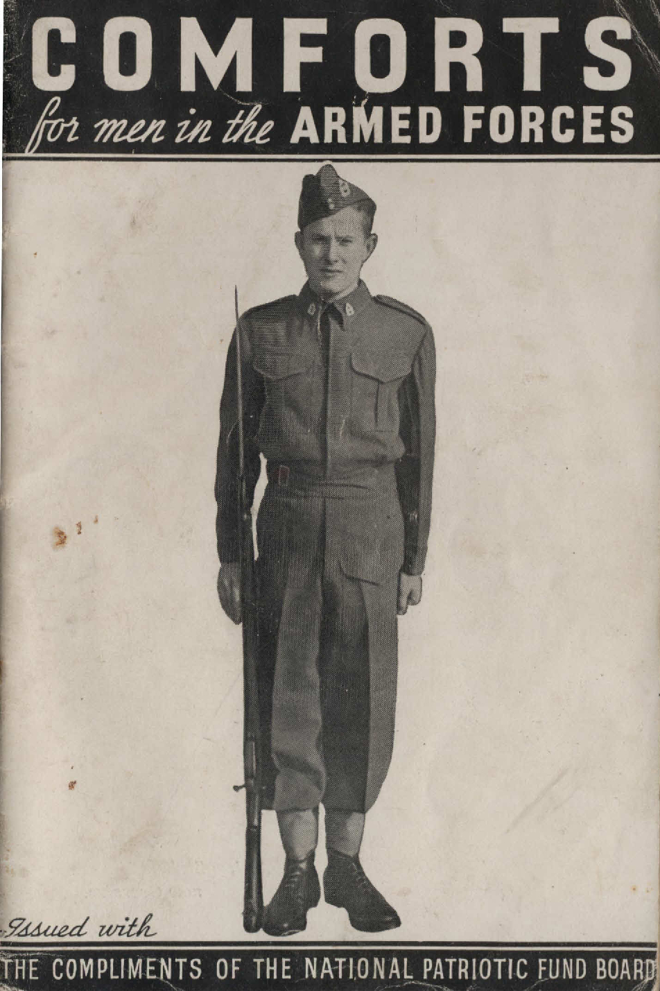 Comforts for men in the armed forces