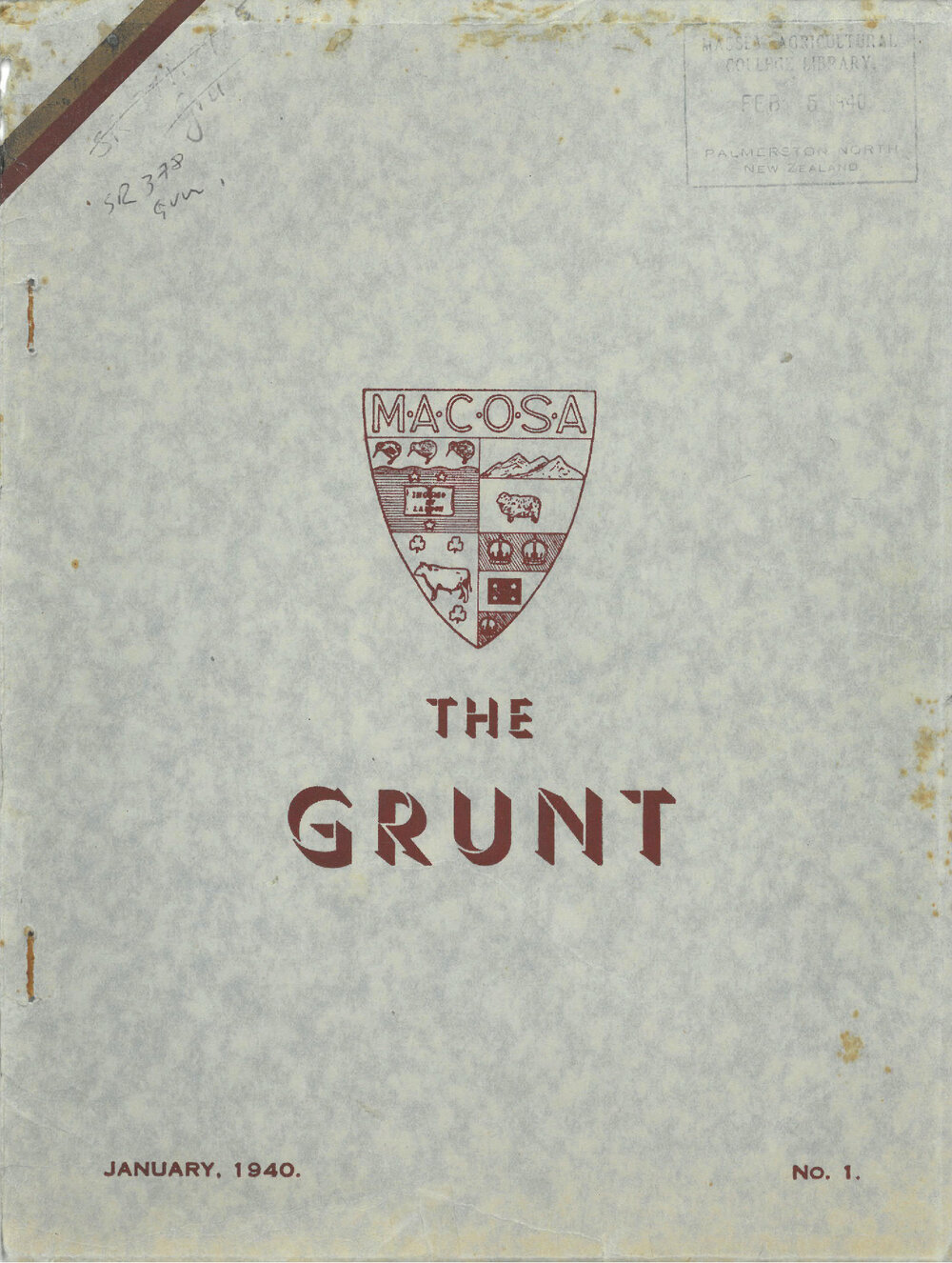 The Grunt, No. 1, 1940