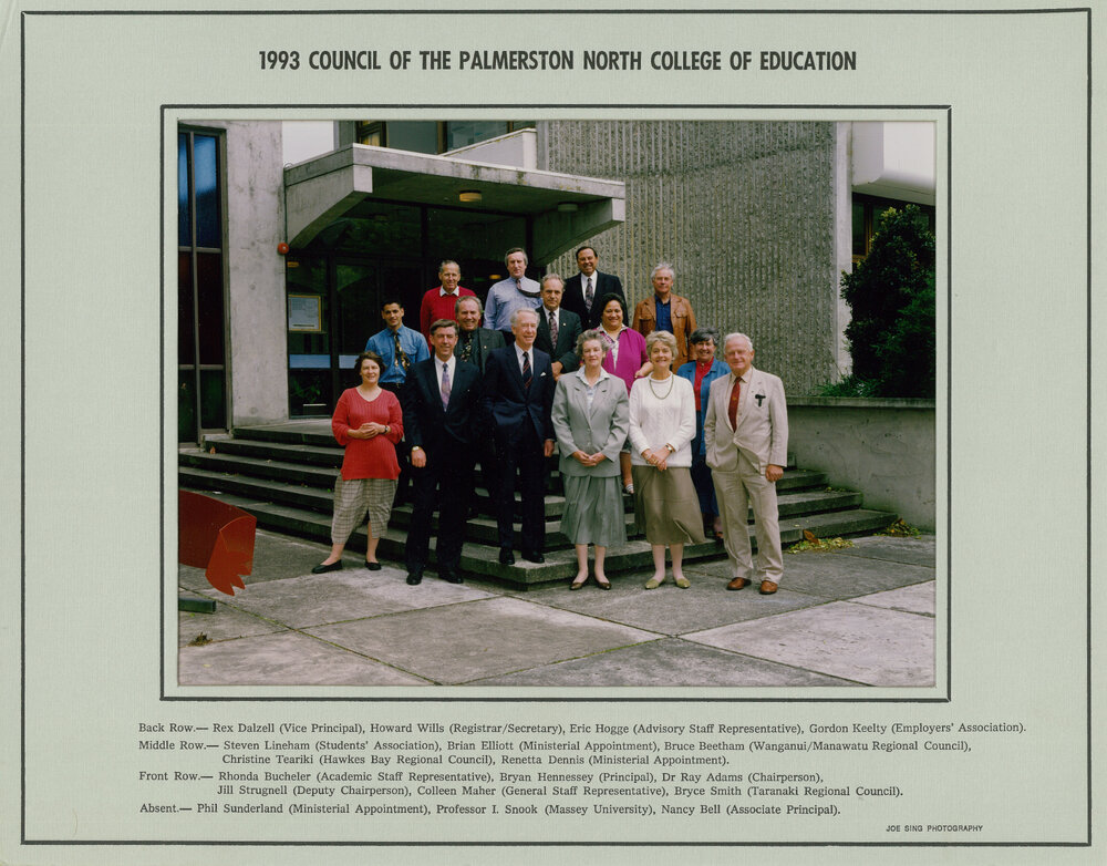 Palmerston North College of Education. Council, 1993