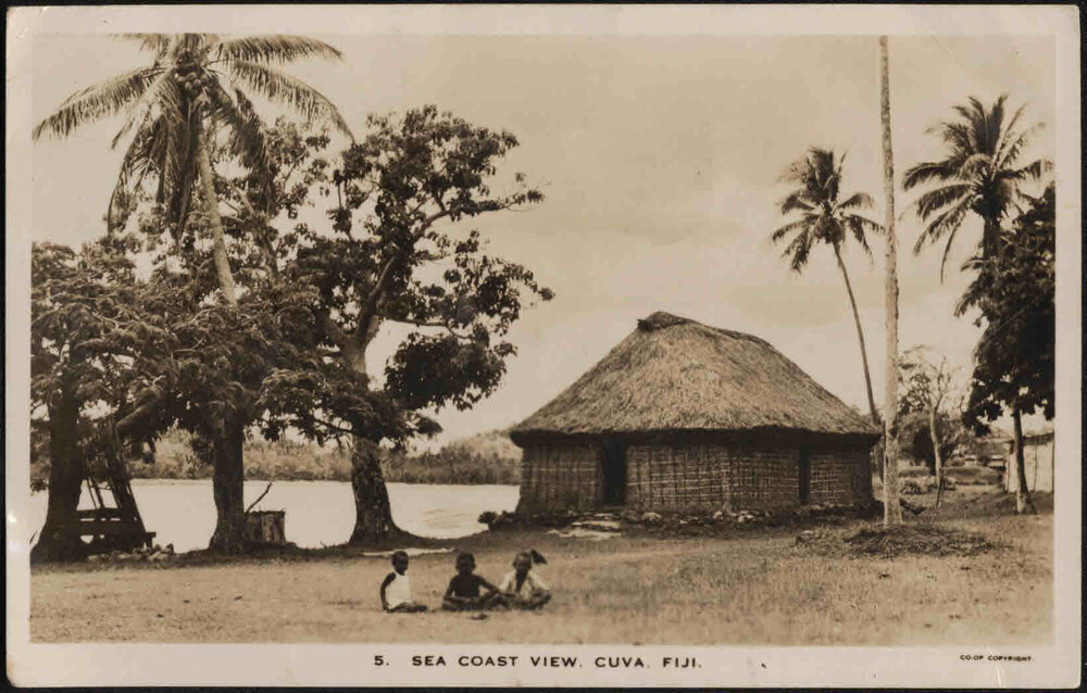 Sea coast view, Cuva, Fiji