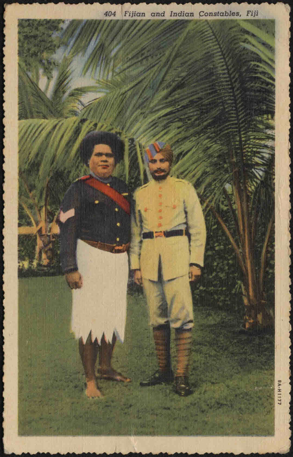 Fijian and Indian constables, Fiji