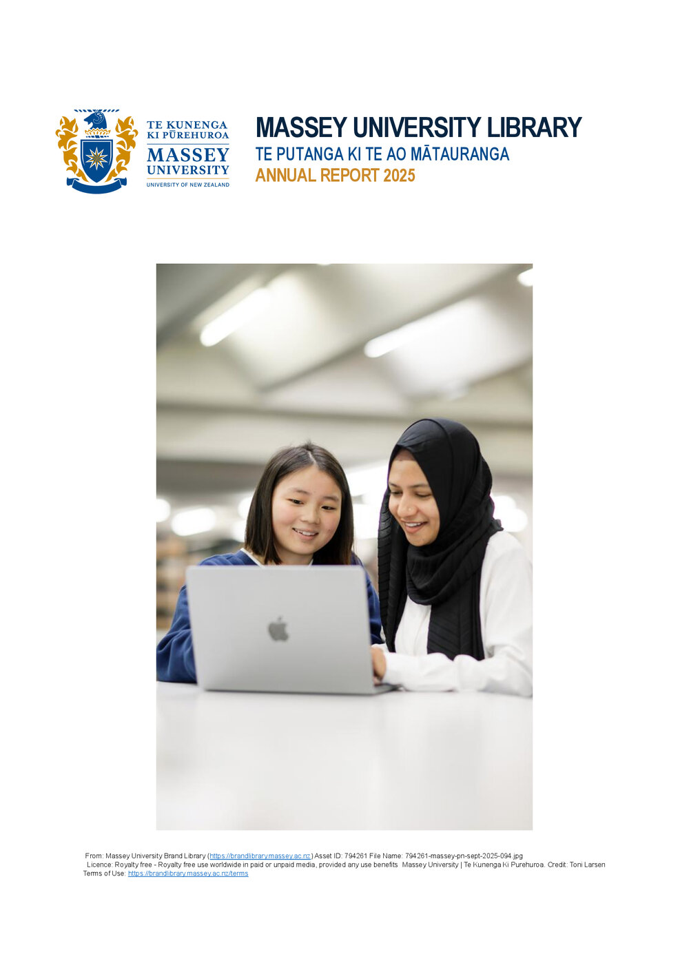 Massey University Library Annual Report, 2025