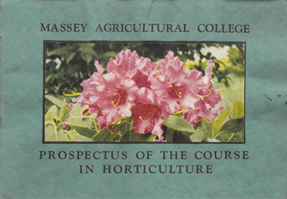 Prospectus of the Course in Horticulture, 1944