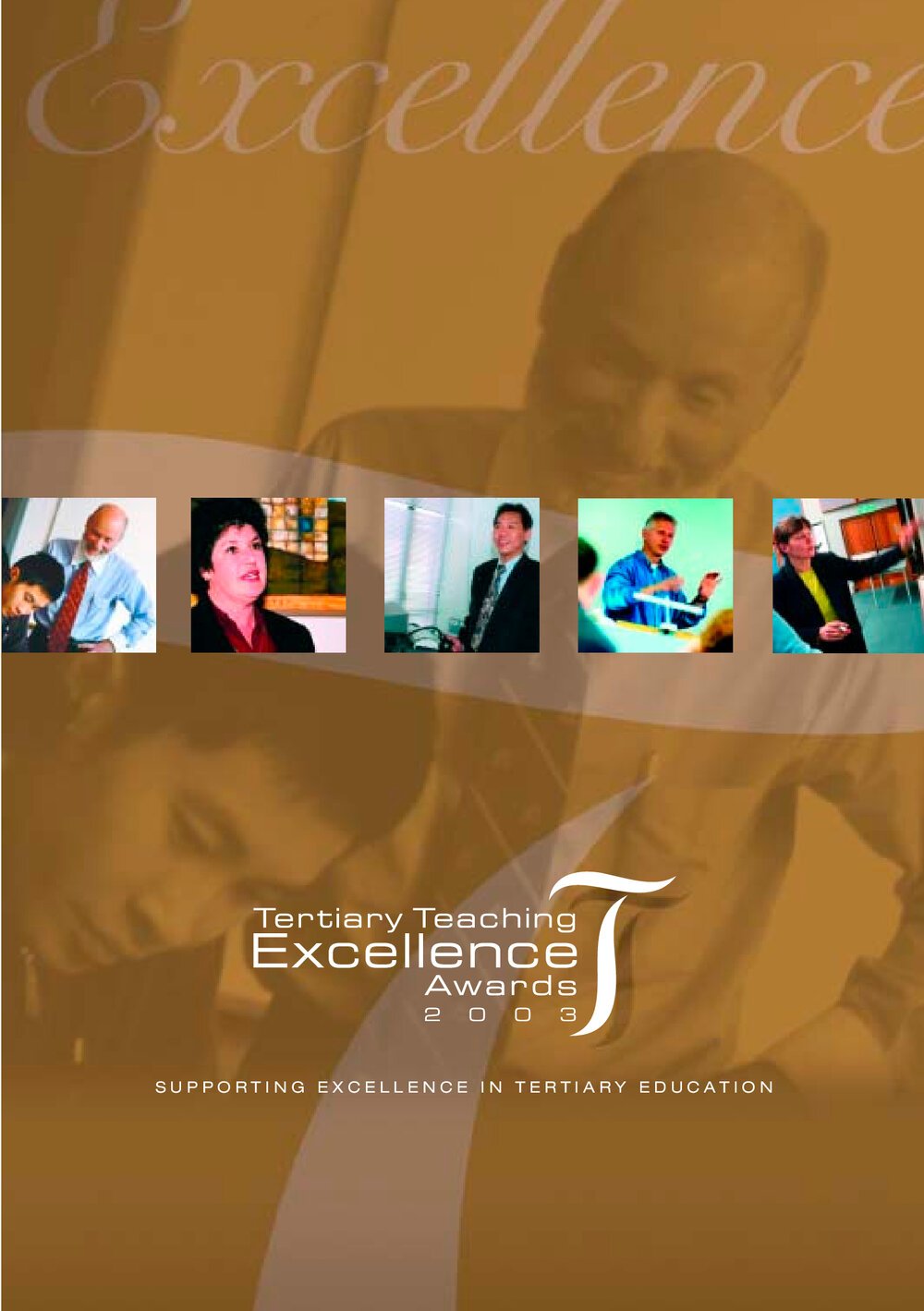 Tertiary Teaching Excellence Awards profile booklet, 2003