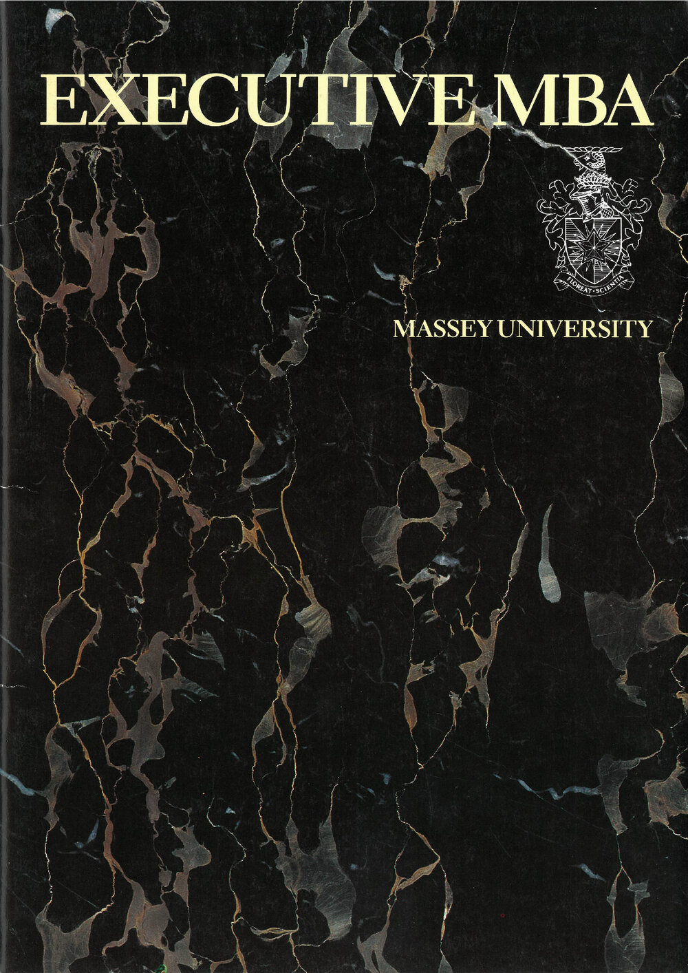 Brochure: Executive MBA, 1988