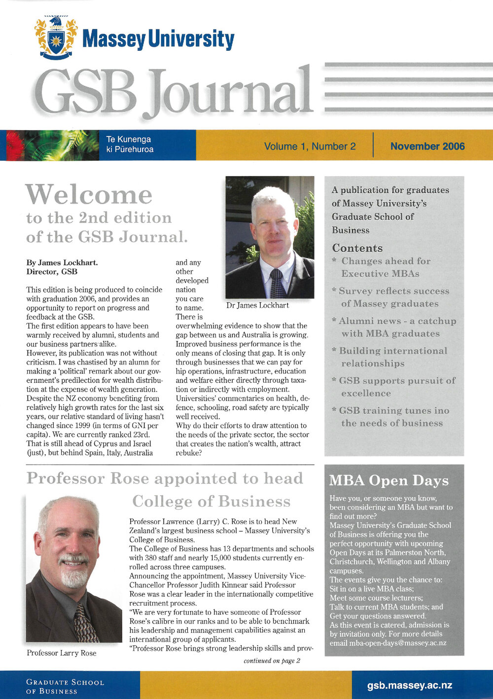GSB Journal, 1(2), November 2006