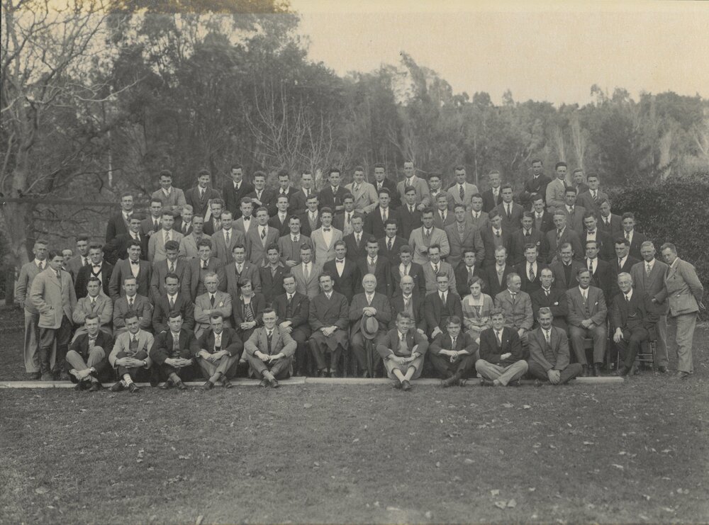 Students and Staff of Massey Agricultural College, 1928
