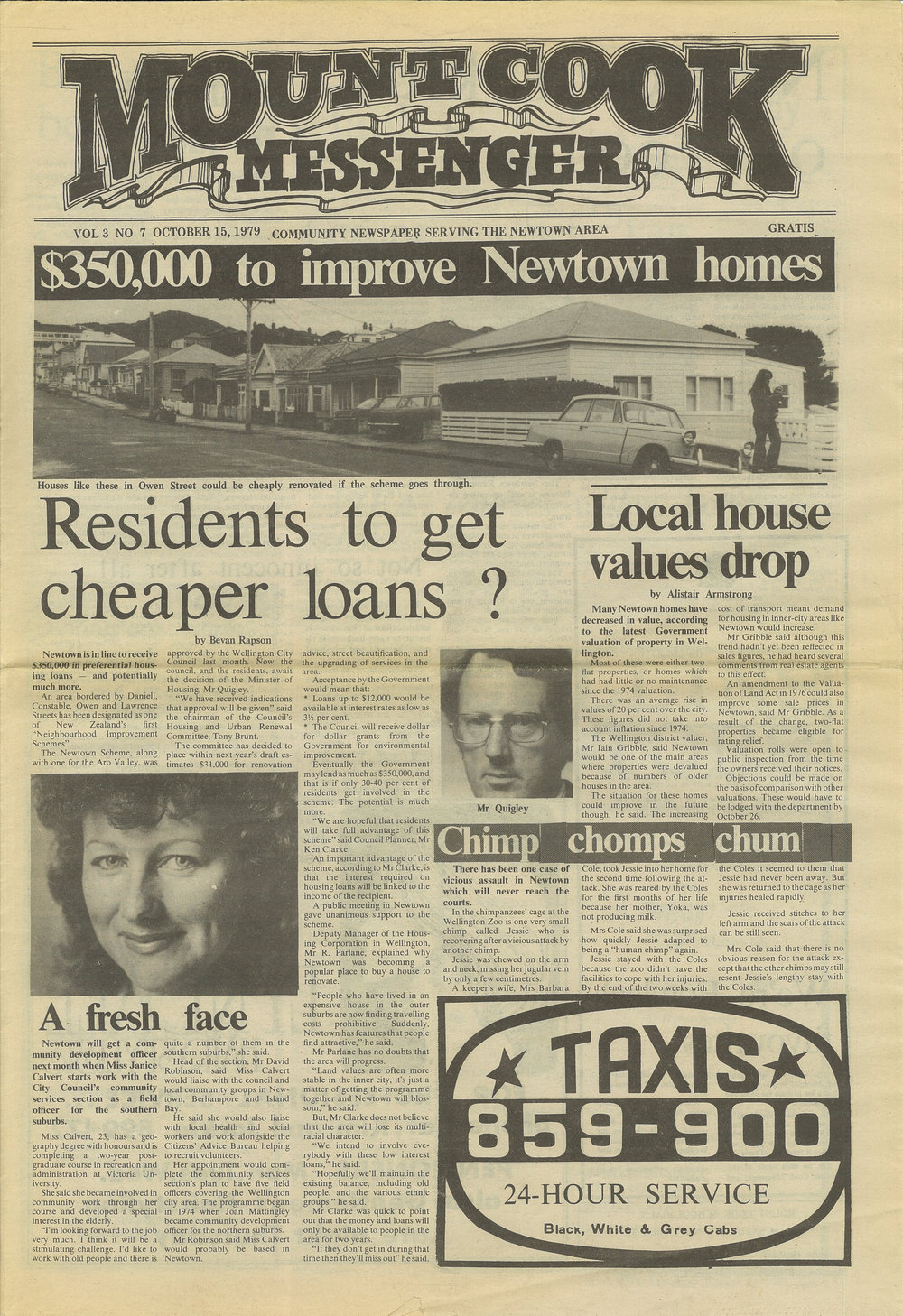 Mount Cook Messenger, 3(7), 1979-10-15