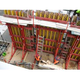 Library, Auckland campus. Library Extension, construction, February 2009