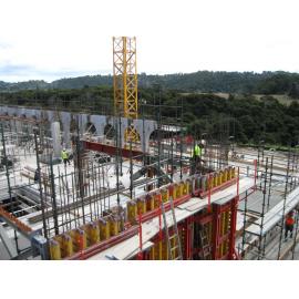 Library, Auckland campus. Library Extension, construction, February 2009