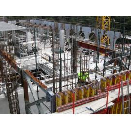 Library, Auckland campus. Library Extension, construction, February 2009