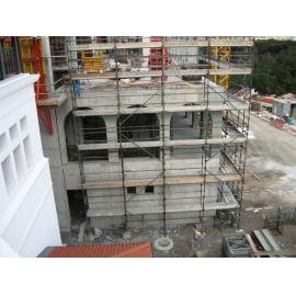 Library, Auckland campus. Library Extension, construction, March 2009