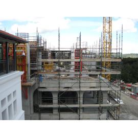 Library, Auckland campus. Library Extension, construction, March 2009