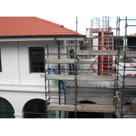 Library, Auckland campus. Library Extension, construction, March 2009
