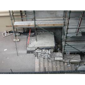 Library, Auckland campus. Library Extension, construction, March 2009