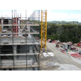 Library, Auckland campus. Library Extension, construction, March 2009