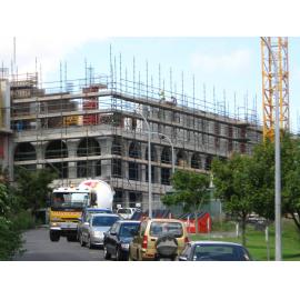 Library, Auckland campus. Library Extension, construction, March 2009