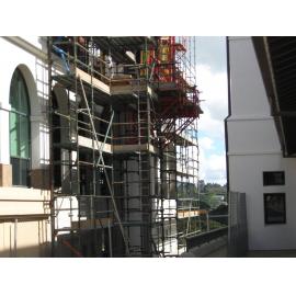 Library, Auckland campus. Library Extension, construction, March 2009
