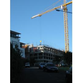 Library, Auckland campus. Library Extension, construction, March 2009