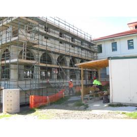 Library, Auckland campus. Library Extension, construction, March 2009