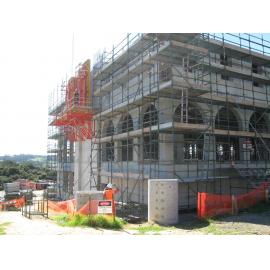 Library, Auckland campus. Library Extension, construction, March 2009