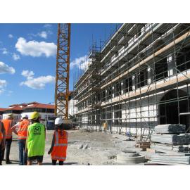 Library, Auckland campus. Library Extension, construction, March 2009
