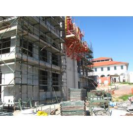 Library, Auckland campus. Library Extension, construction, March 2009