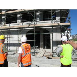Library, Auckland campus. Library Extension, construction, March 2009